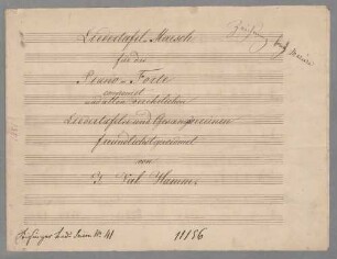Liedertafel-Marsch; E|b; arrangiert; pf - BSB Mus.Schott.Ha 11948-2