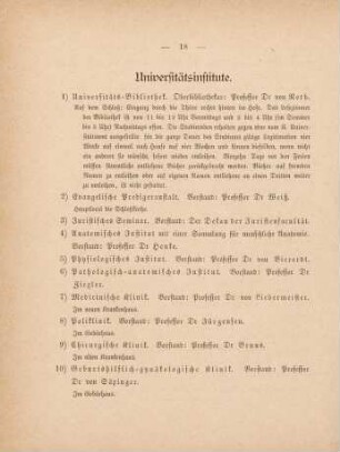 18-21, Universitätsinstitute