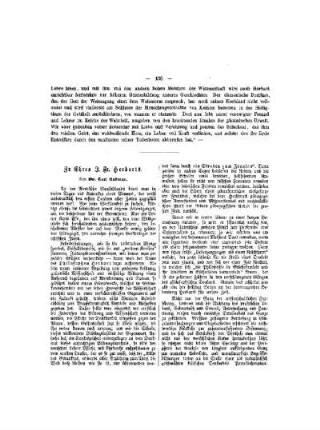 Zu Ehren J. Fr. Herbart's