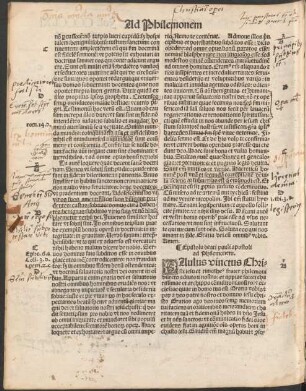 Epistola beati pauli apostoli ad Philemonem.
