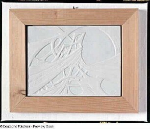 Eruptive Landschaft (Relief) : Eruptive Landschaft (Relief). Porzellan, teilweise glasiert; 280 x 345 mm (1996; O. Stoy