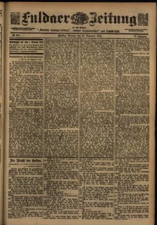 Ausgabe vom Montag, den 29. Dezember 1902.