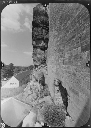 Königstein. Festung (1589-1591; P. Buchner). Südwestseite (Teilansicht)