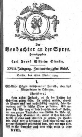 41. Stueck, 18. October 1819