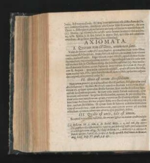Axiomata.