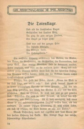 Die Totenklage