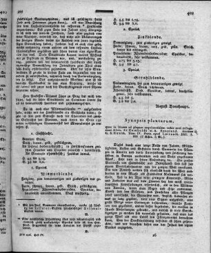 Synopsis plantarum