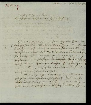 [Brief von Schwarzkopf an Heyne vom 09.08.1788]