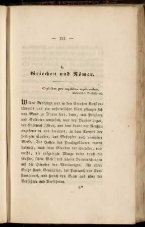 4. Griechen und Römer