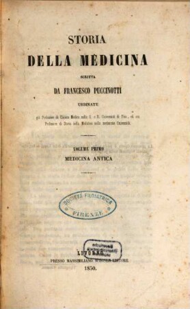 Storia della medicina. 1, Medicina antica