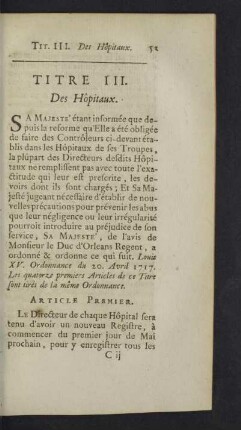 Titre III.