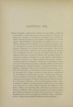 Capitulo XIII. Mando de Aguilar. - ...