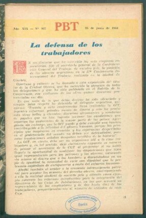 La defensa de los trabajadores