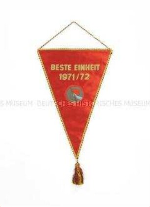 Wimpel "Beste Einheit", Kampfgruppen der Arbeiterklasse