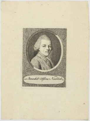 Bildnis des Benedict Alfons Nikollet