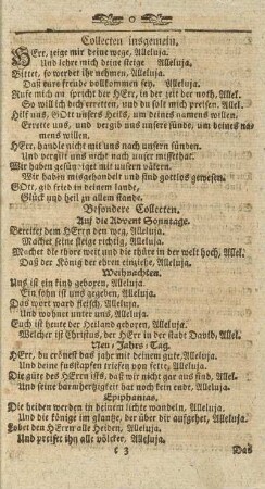Collecten insgemein