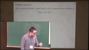 Volume product and metric spaces