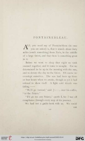 Fontainebleau