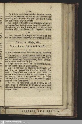 Vierter Abschnitt. Von dem Staatsdienste