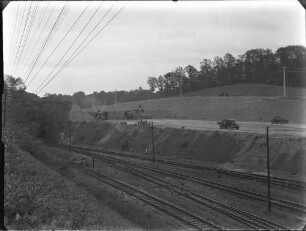 Maulbronn-West, Tunnel- Umgehungskurve im Bau
