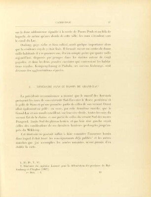 2. Itinéraire dans le bassin de Grand-Lac