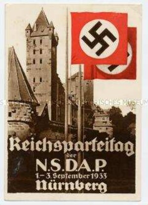 Postkarte zum Reichsparteitag 1933