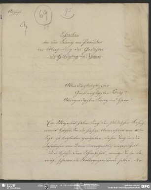 Abschrift von August Wilhelm von Schlegel an Friedrich Wilhelm , Bonn, 09.12.1825