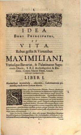 Boicae Gentis Annalium Pars ... : ad Serenissimum Principem ... Ferdinandum Mariam, Utriusque Bavariae, & Palatinus Superioris Ducem, ..., 3