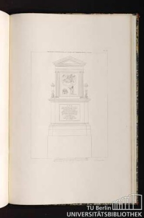 Pl. 20. Tombeau De N. Cattanae Dans Le Cloitre De St.e Marie Du Peuple, A Rome.