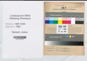 Entnazifizierung Anton Bartsch, geb. 14.10.1901 (Postbeamter)