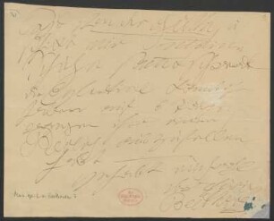 Brief an Tobias Haslinger : o.D. [nach dem 25.10.1823]