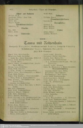 Taura mit Reitzenhain