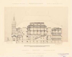 Justizpalast, Tokio: Querschnitt
