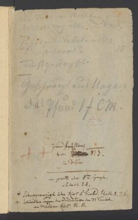 Konversationsheft 30 (ca. 21. April 1823 - ca. 26. April 1823)