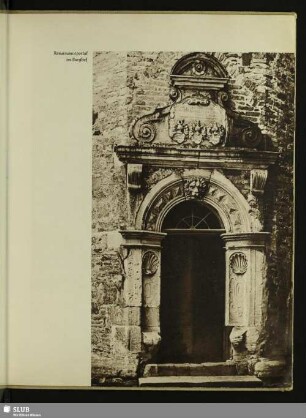 Renaissanceportal im Burghof