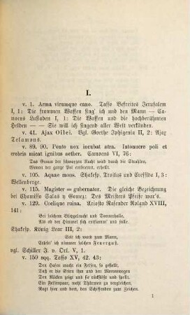 Parallelstellen aus modernen Dichtern zu Virgils Aeneis