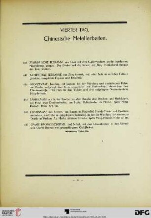 Chinesische Metallarbeiten (442-447)