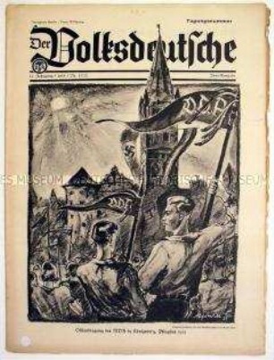 Halbmonatszeitschrift "Der Volksdeutsche" u.a. zur Jahrestagung des VDA in Königsberg