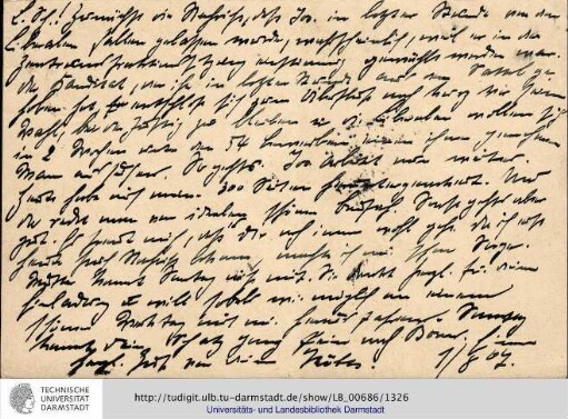 Postkarte vom 01.08.1907