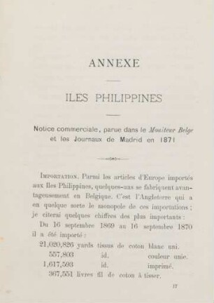 Annexe. Îles Philippines