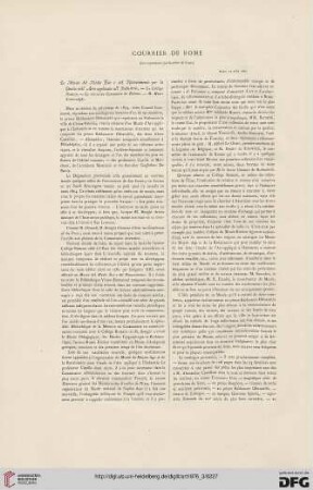 Courrier de Rome
