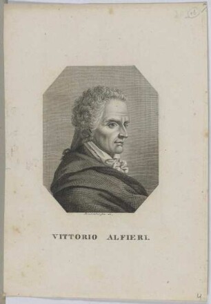 Bildnis des Vittorio Alfieri