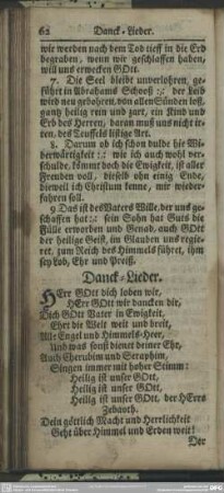 Danck-Lieder