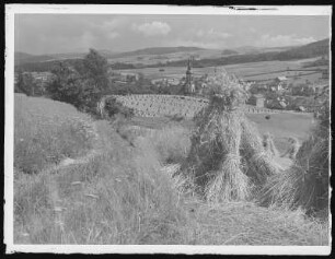 Wehrsdorf. Blick auf Wehrsdorf