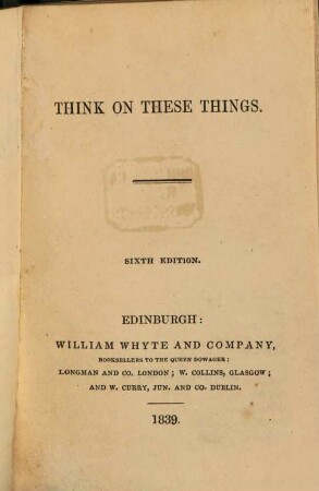 Think on these things