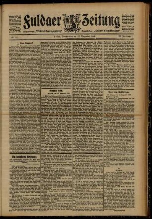 Ausgabe vom Donnerstag, den 13. Dezember 1906.