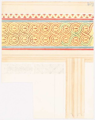 Verschiedene Dekorationen, Stoffe, Tapeten: Detail