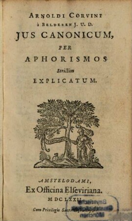 Ius canonicum per aphorismos explicatum
