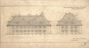 Fischer, Theodor; Nördlingen; Wohnhäuser Baugenossenschaft - Ansichten