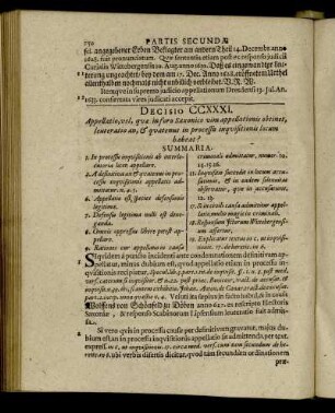 Decisio CCXXXI. - Decisio CCXXXVI.